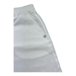 Please Short Tinta Unita con Elastico In Vita per Bambina RE78300G72 BIANCO PLEASE 