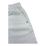 Please Short Tinta Unita con Elastico In Vita per Bambina RE78300G72 BIANCO PLEASE 