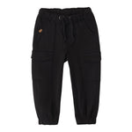 SARABANDA pantalone tinta unita con elastico in vita Nero per Bambino 0A044 NERO SARABANDA 