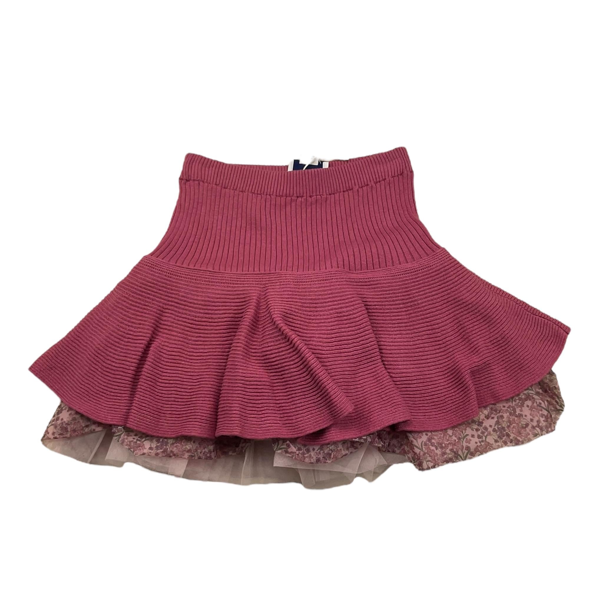 SIMONETTA gonna tinta unita con tulle Viola per Bambina ST7A11 VIOLA SIMONETTA 