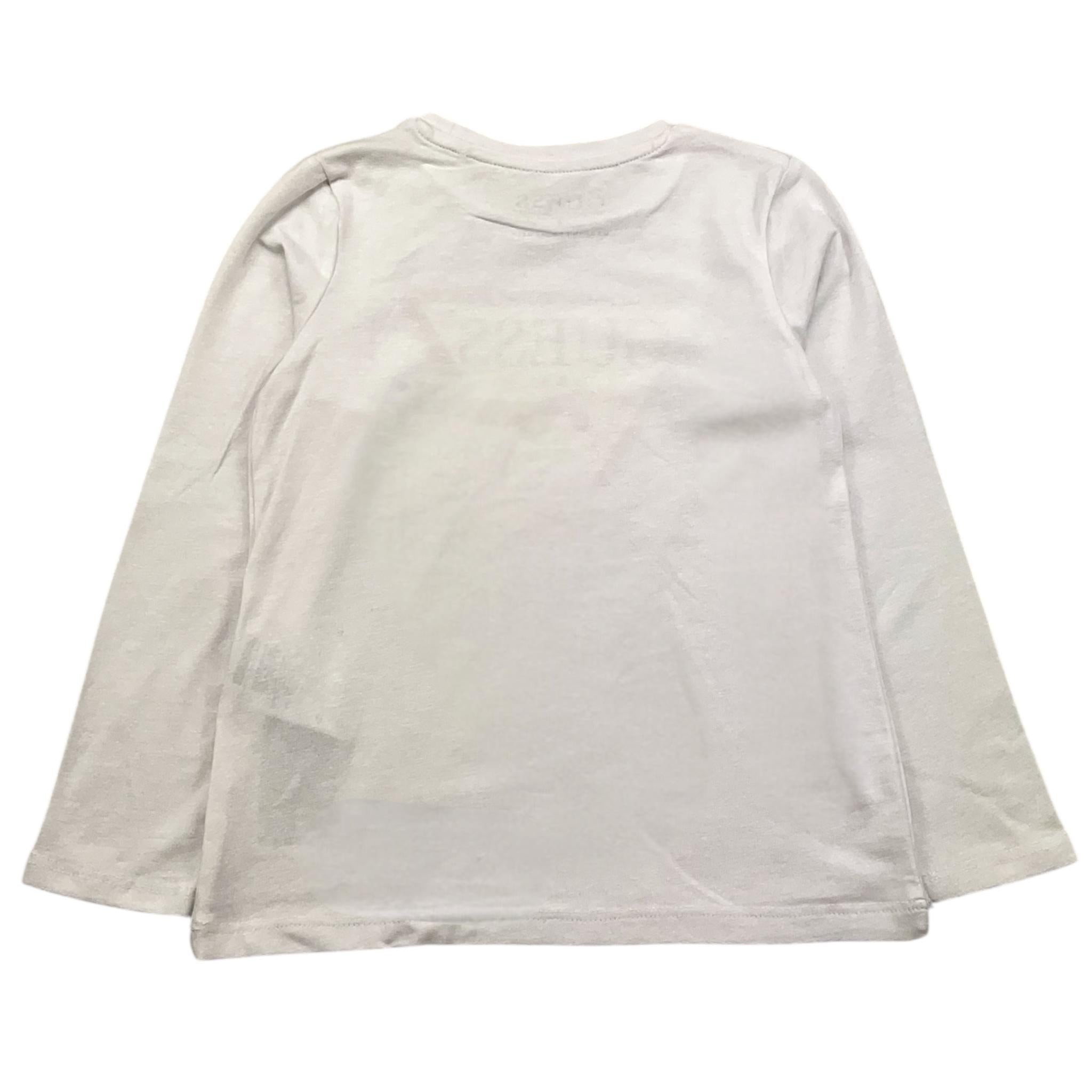 GUESS shirt girocollo tinta unita con stampa Bianco per Bambina J2YI50K6YW1 BIANCO GUESS 
