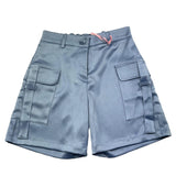 Vicolo Short Bermuda Model Solid Color With Elastic Waist Light Blue For Girls