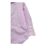 Saint Barth Camicia Bicolore con Fantasia A Righe per Bambina BRIG0033 BIANCO/ROSA SAINT BARTH 