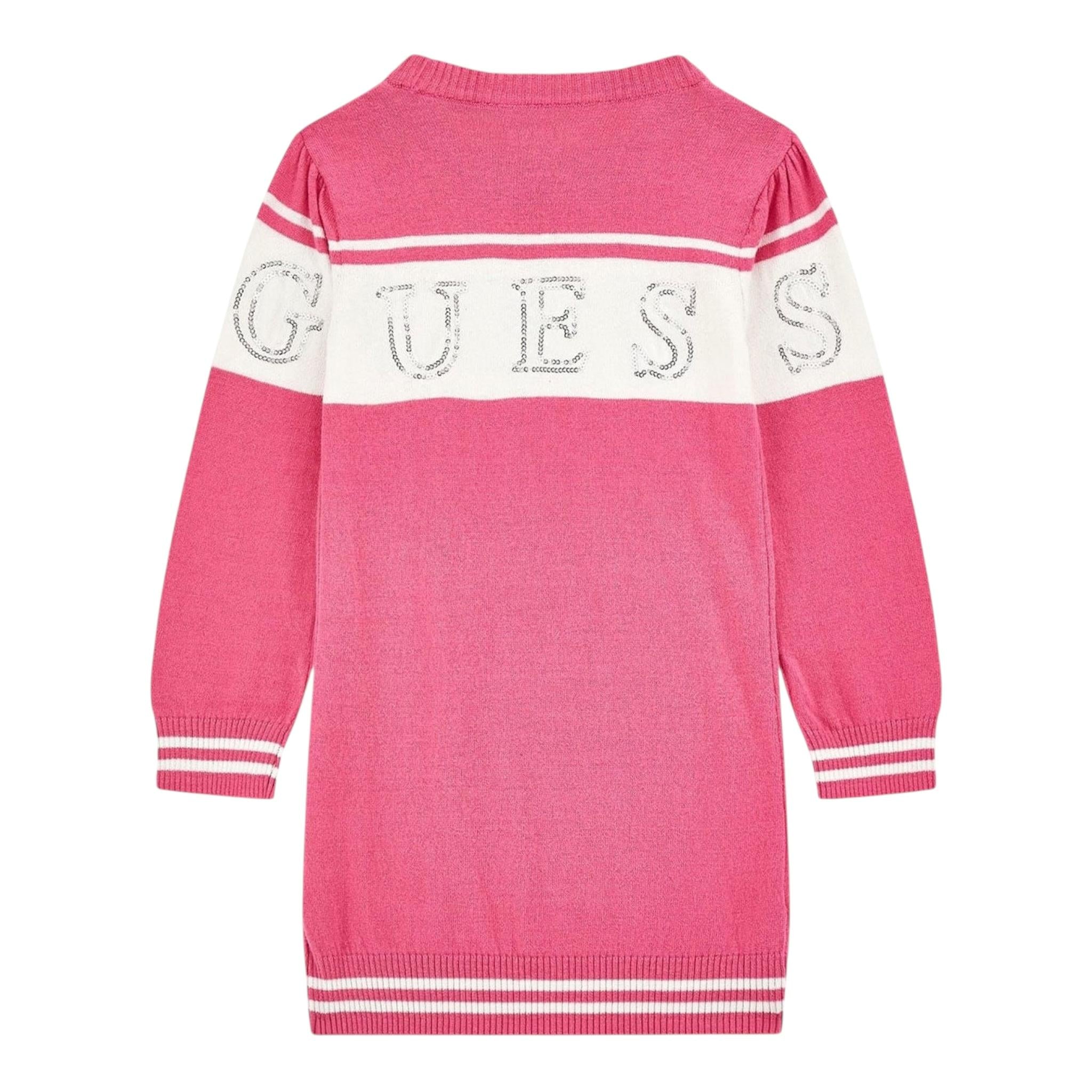 GUESS abito manica lunga tinta unita con culotte Fuxia per Neonata A4YK00Z3GW0 FUXIA GUESS 