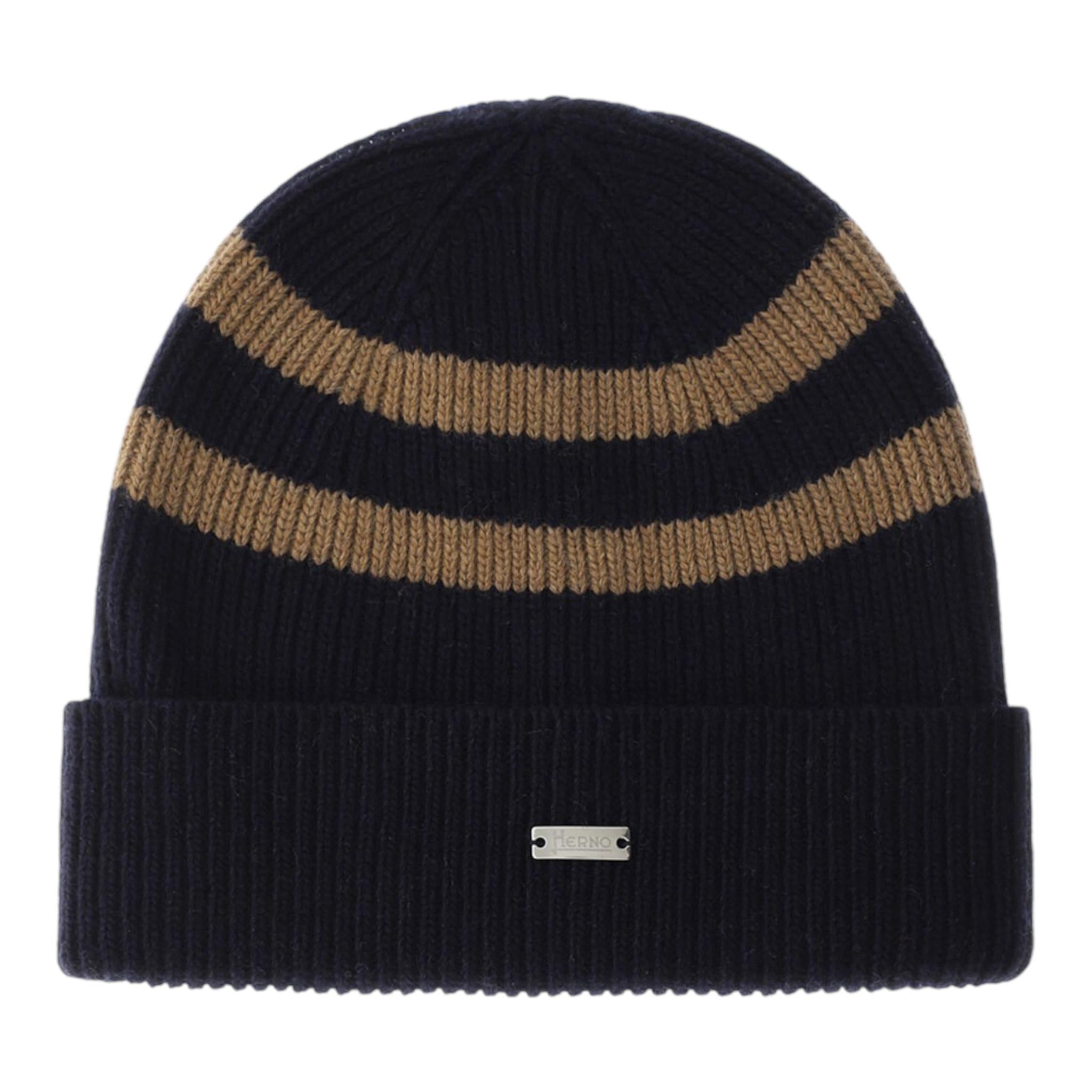 HERNO cappello tinta unita fantasia a righe Blu per Bambino BER00013X BLU HERNO 