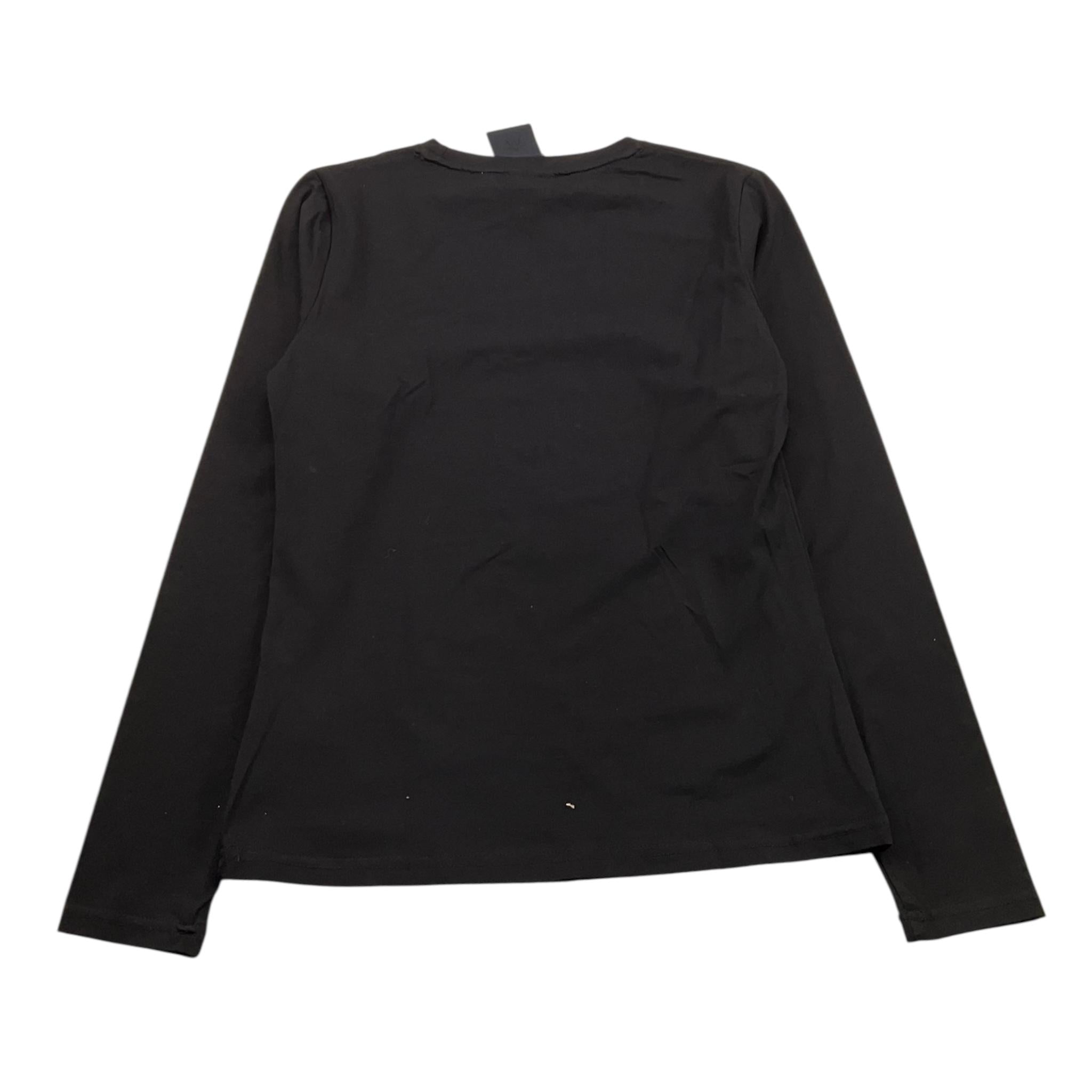 MARC ELLIS shirt girocollo tinta unitacon stampa Nero per Bambina JMJTS12466 NERO MARC ELLIS 