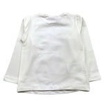 MAYORAL shirt girocollo tinta unita con stampa in contrasto Bianco per Neonata 4067122N BIANCO MAYORAL 