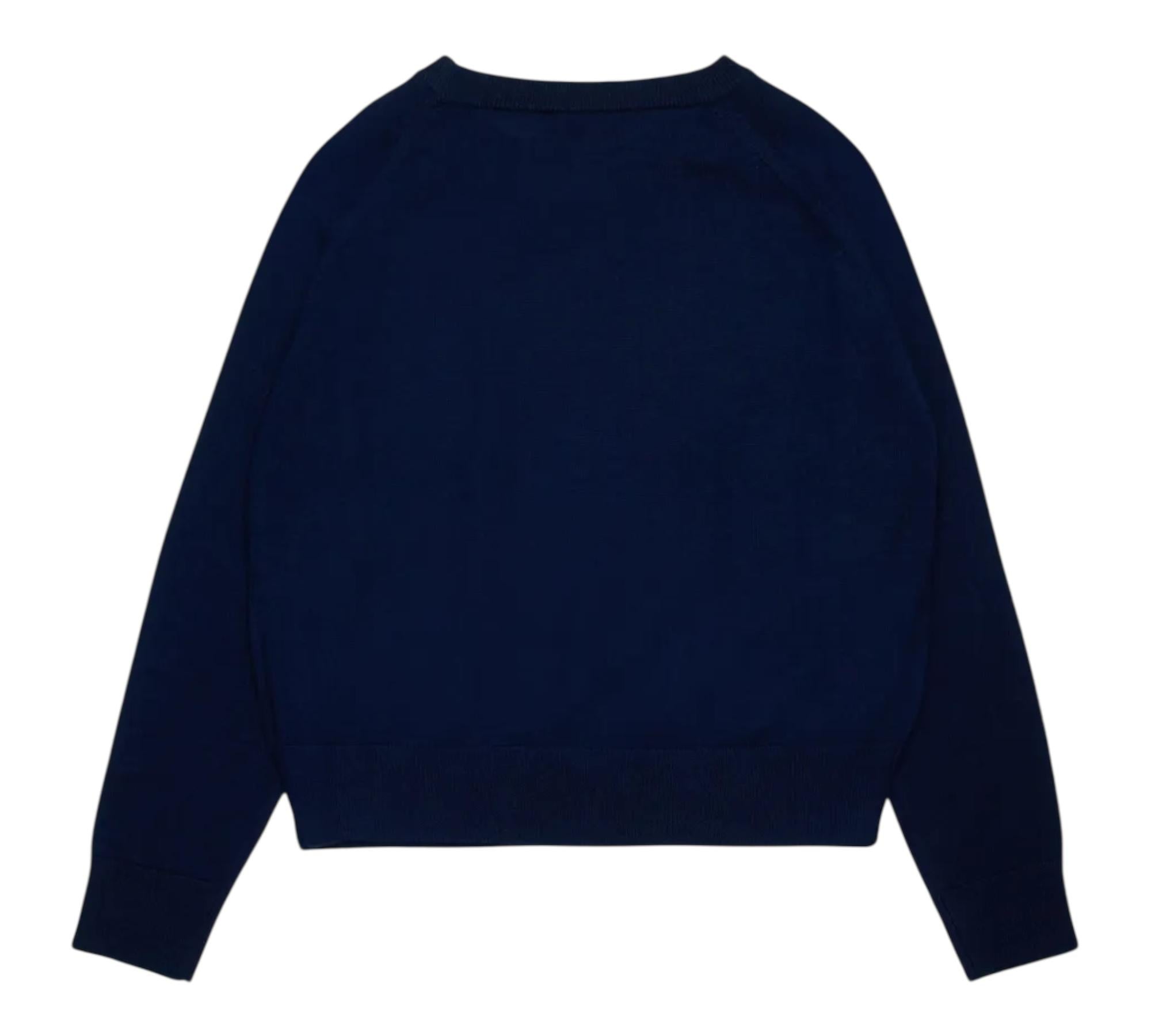 Max&Co. Maglia Girocollo Fantasia A Righe per Bambina MX0003X BLU MAX&Co. 