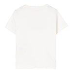 Elisabetta Franchi T-Shirt Girocollo Tinta Unita con Applicazioni Brillantini per Bambina EFTS239 BIANCO ELISABETTA FRANCHI 