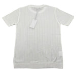 Numbers T-Shirt Girocollo In Filo Tinta Unita per Bambino FIL07 BIANCO NUMBERS 