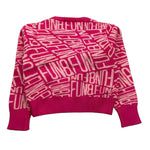 FUN & FUN maglia girocollo tinta unita con stampe in contrasto Fuxia per Neonata FNBSW15587NX FUXIA FUN & FUN 