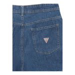 GUESS short in denim tinta unita con logo Blu per Bambina J4YD18D45E0 BLU GUESS 