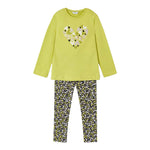 MAYORAL completo 2 pezzi shirt-leggins fantasia  Verde per Bambina 471361 VERDE MAYORAL 