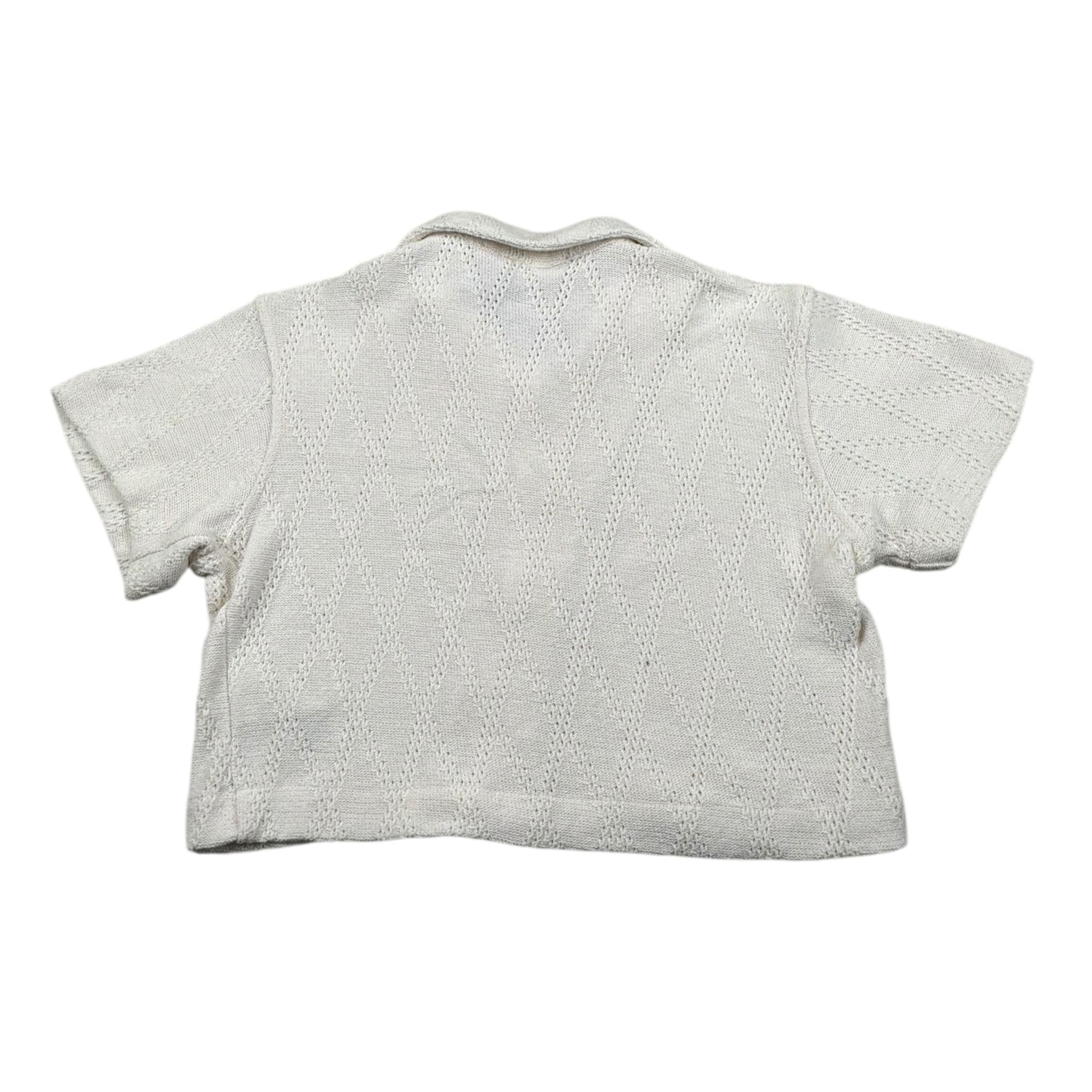 I'Am Brian Camicia Mezza Manica Tinta Unita per Bambino CA3312J PANNA I'AM BRIAN 