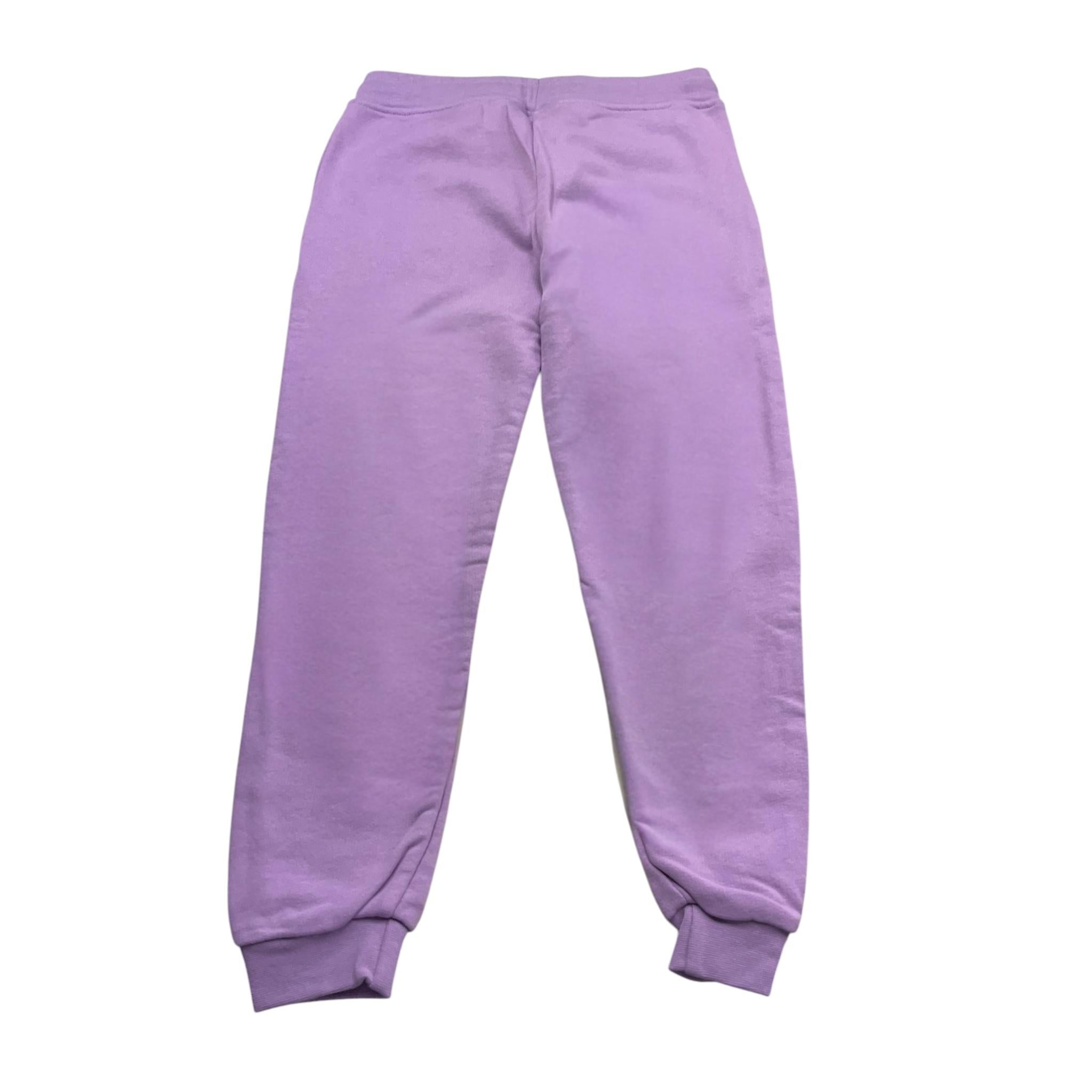Mousse Pantalone Tinta Unita Modello Tuta per Bambina MKPF009 LILLA MOUSSE 