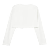 Liu Jo Coprispalle Tinta Unita con Logo per Bambina GA5006 BIANCO LIU JO 