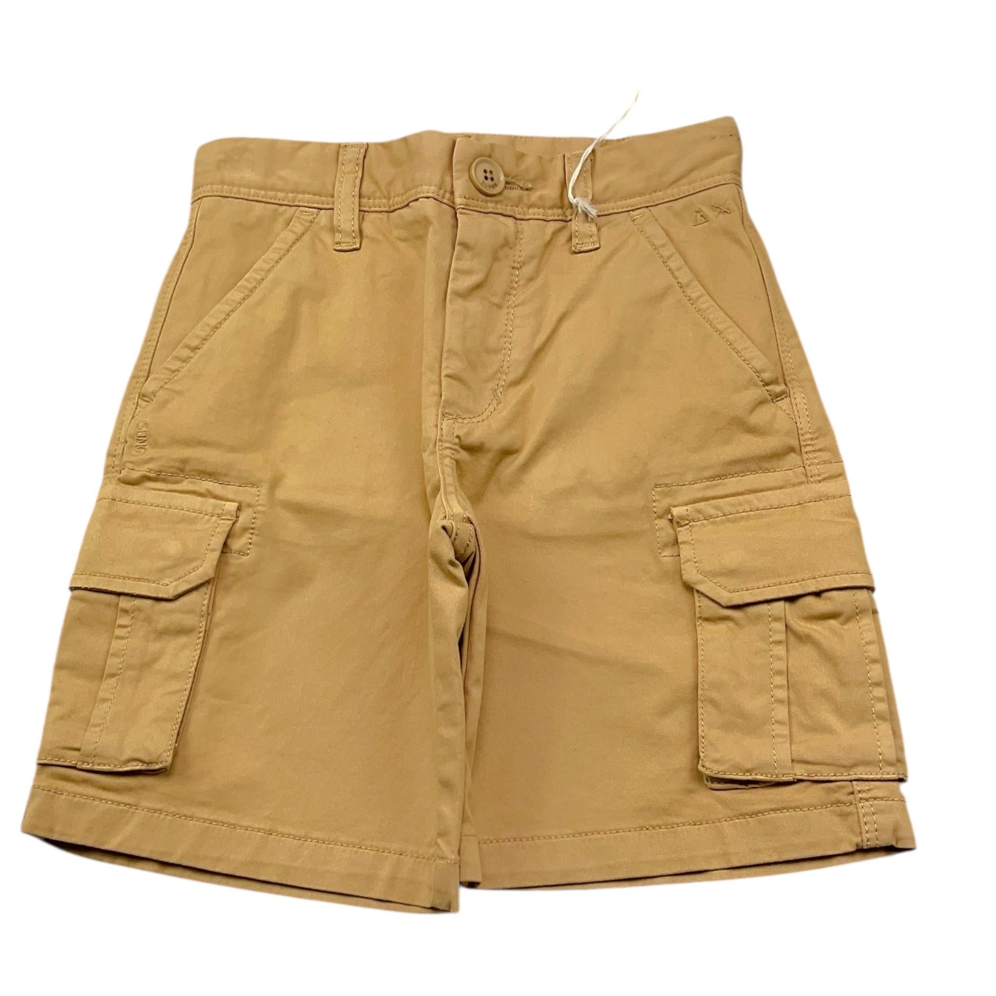 Sun68 Bermuda Tinta Unita con Girovita Regolabile per Bambino CPB35304 BEIGE SUN68 