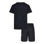 Nike Completo 2 Pezzi T-Shirt-Bermuda Tinta Unita per Bambino 86L596X NERO NIKE 