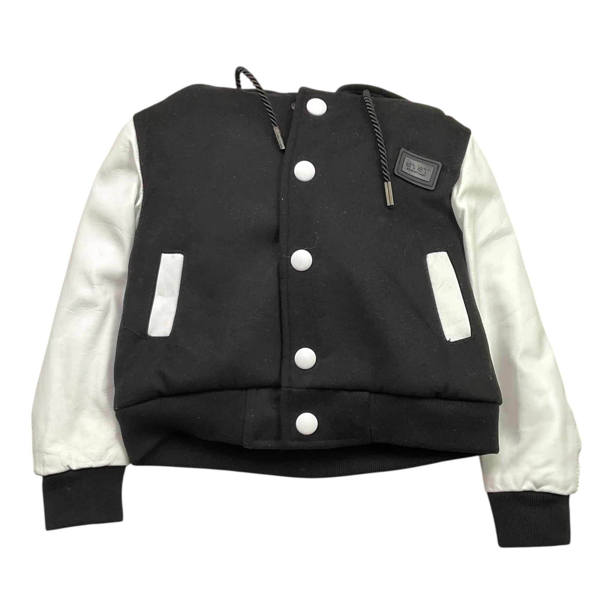 STAY STREET giubbino modello college bicolore Bianco/nero per Neonato GB1001 BIANCO/NERO STAY STREET 