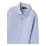 SARABANDA camicia tinta unita con fantasia a righe Bianco per Bambino 023J BIANCO SARABANDA 