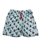Saint Barth Costume Modello Boxer Tinta Unita con Stampa Spiderman per Bambino SPIDEY AZZURRO SAINT BARTH 