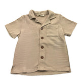 Zhoe &amp; Tobiah Solid Color Sand Half Sleeve Shirt For Boys