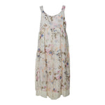 Dixie Abito Tinta Unita con Fantasia Fiori per Bambina AB57364G39 BEIGE DIXIE 