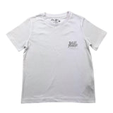 Dan John Solid Color Crew Neck T-Shirt With White Logo Print For Boys