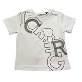 Iceberg T-Shirt Girocollo Tinta Unita con Stampa per Neonato TSICE5109B BIANCO ICEBERG 