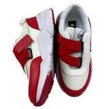 Diesel Sneakers Two-Tone With Laces White/Red For Kids