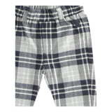 MINI BANDA pantalone fantasia scozzese con elastico in vita Blu per Neonato 35646X BLU MINI BANDA 