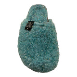 DOU DOU ciabatta tinta unita teddy Azzurro per Bambina BIRKY439 AZZURRO DOU DOU 