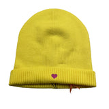 Max&amp;Co. Plain Hat With Yellow Heart Embroidery For Girls