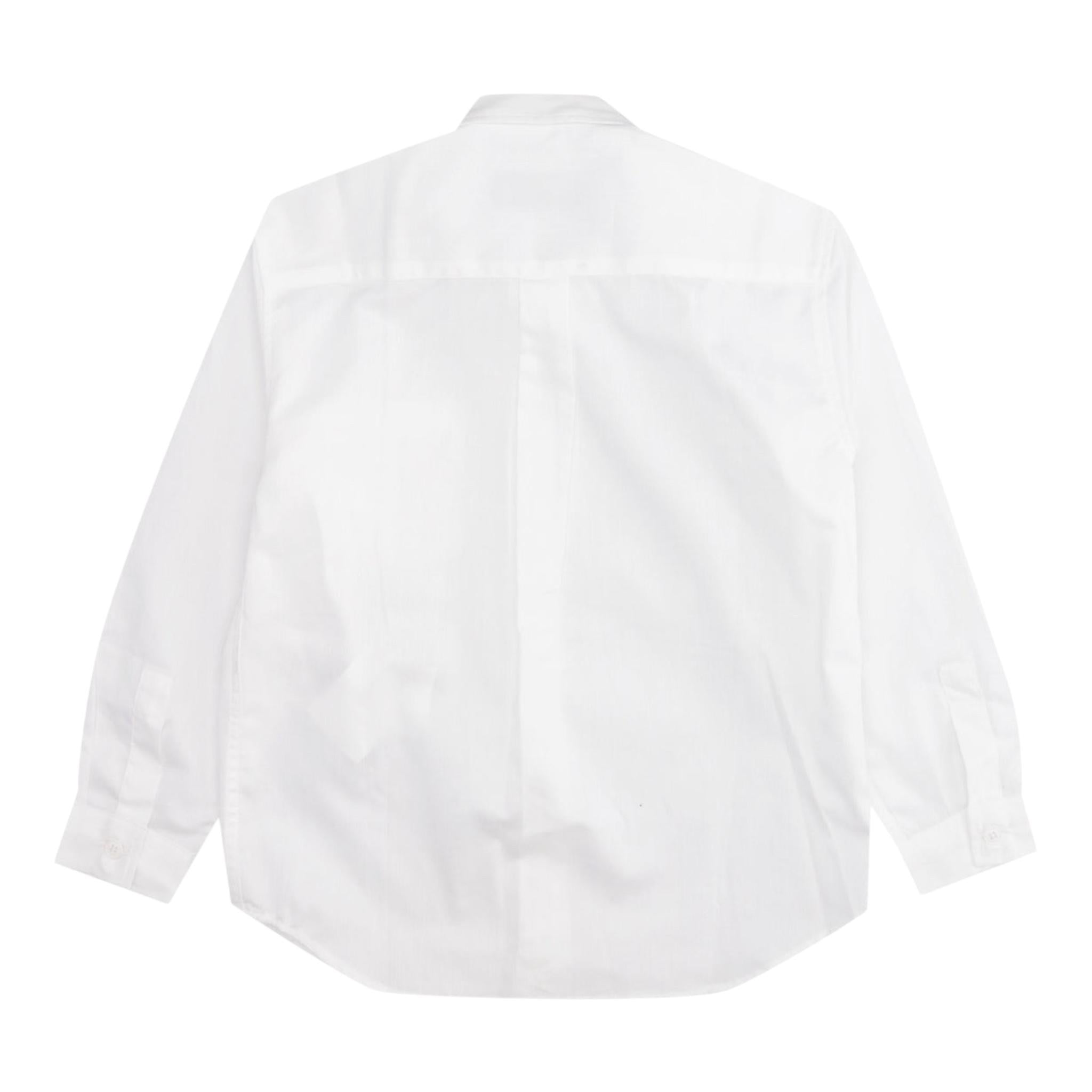 DONDUP camicia manica lunga tinta unita cn taschino Bianco per Bambino DMCA003 BIANCO DONDUP 