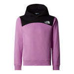 THE NORTH FACE felpa chiusa tinta unita con cappuccio in contrasto e logato Lilla per Bambina NF0A89HC1I81 LILLA THE NORTH FACE 