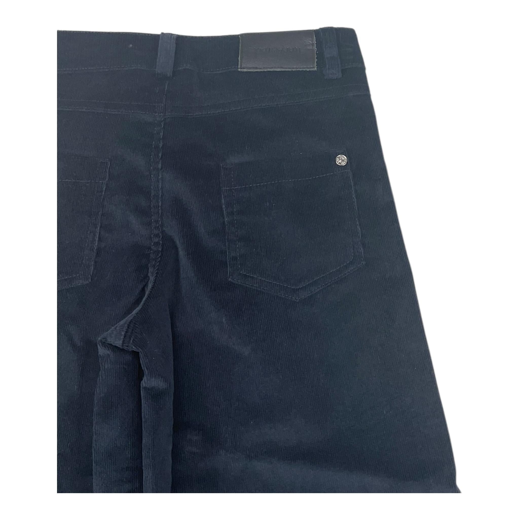 TRUSSARDI pantalone tinta unita modello palazzo Blu per Bambina TGA25059PA BLU TRUSSARDI 
