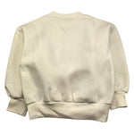 LIU JO felpa chiusa girocollo tinta unita con rouches Panna per Bambina MBFW23F260 PANNA LIU JO 