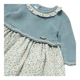 MAYORAL abito bicolore con fatasia Azzurro per Neonata 2886 AZZURRO MAYORAL 