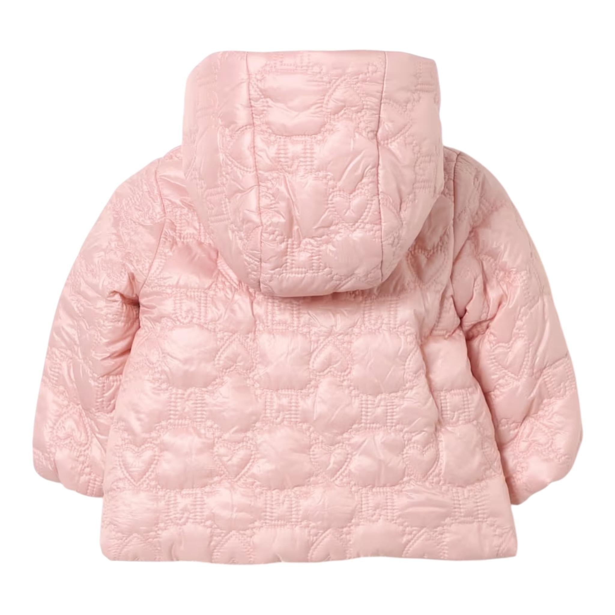 LIU JO giubbino tinta unita con cappuccio Rosa per Neonata HF4006 ROSA LIU JO 