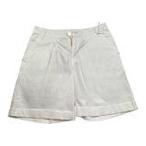 Lu Lu By Miss Grant Solid Color Elastic Waist White Shorts For Girls