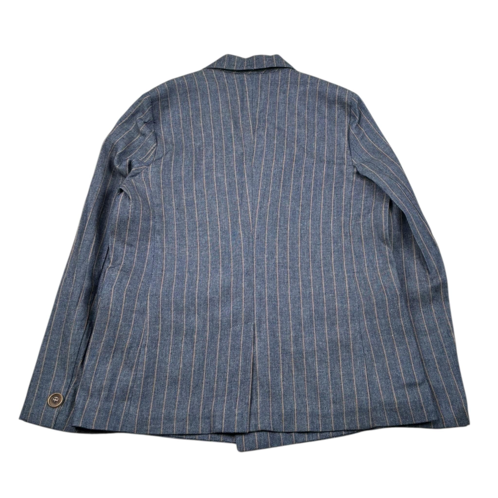 Manuel Ritz Giacca Tinta Unita con Logo Doppiopetto per Bambino MR2877 BLU MANUEL RITZ 