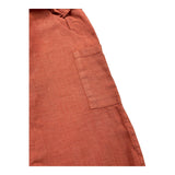 Wedoble Solid Color Dungarees With Ruffles Earth For Baby Girl