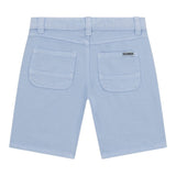 Guess Bermuda Tinta Unita con Girovita Regolabile per Bambino N5GD07WGAR0 AZZURRO GUESS 