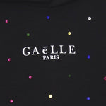 GAELLE felpa tinta unita con cappuccio e brillantini Nero per Bambina 2741FY00347 NERO GAELLE 