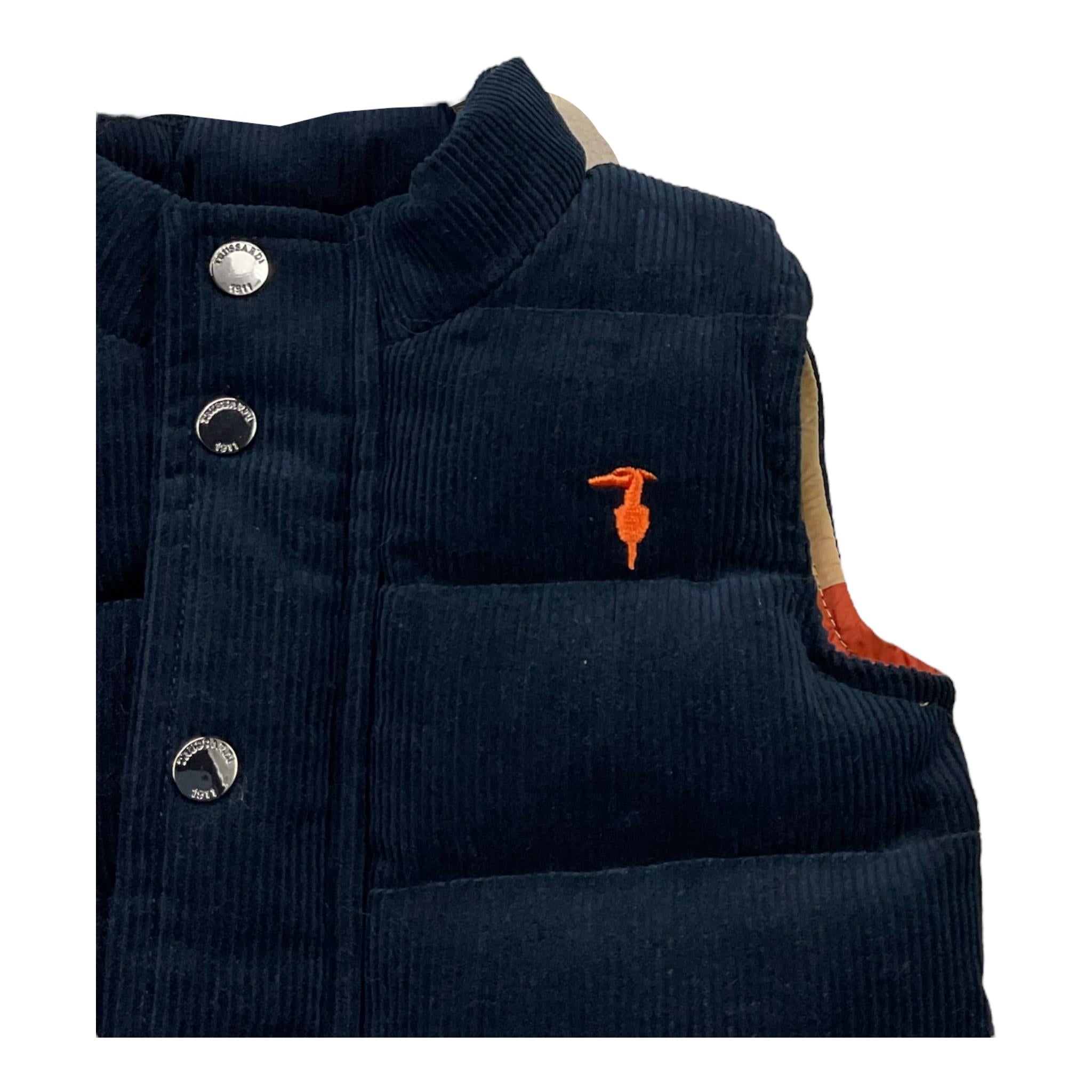 TRUSSARDI smanicato tinta unita Blu per Neonato TIA25101PI BLU TRUSSARDI 
