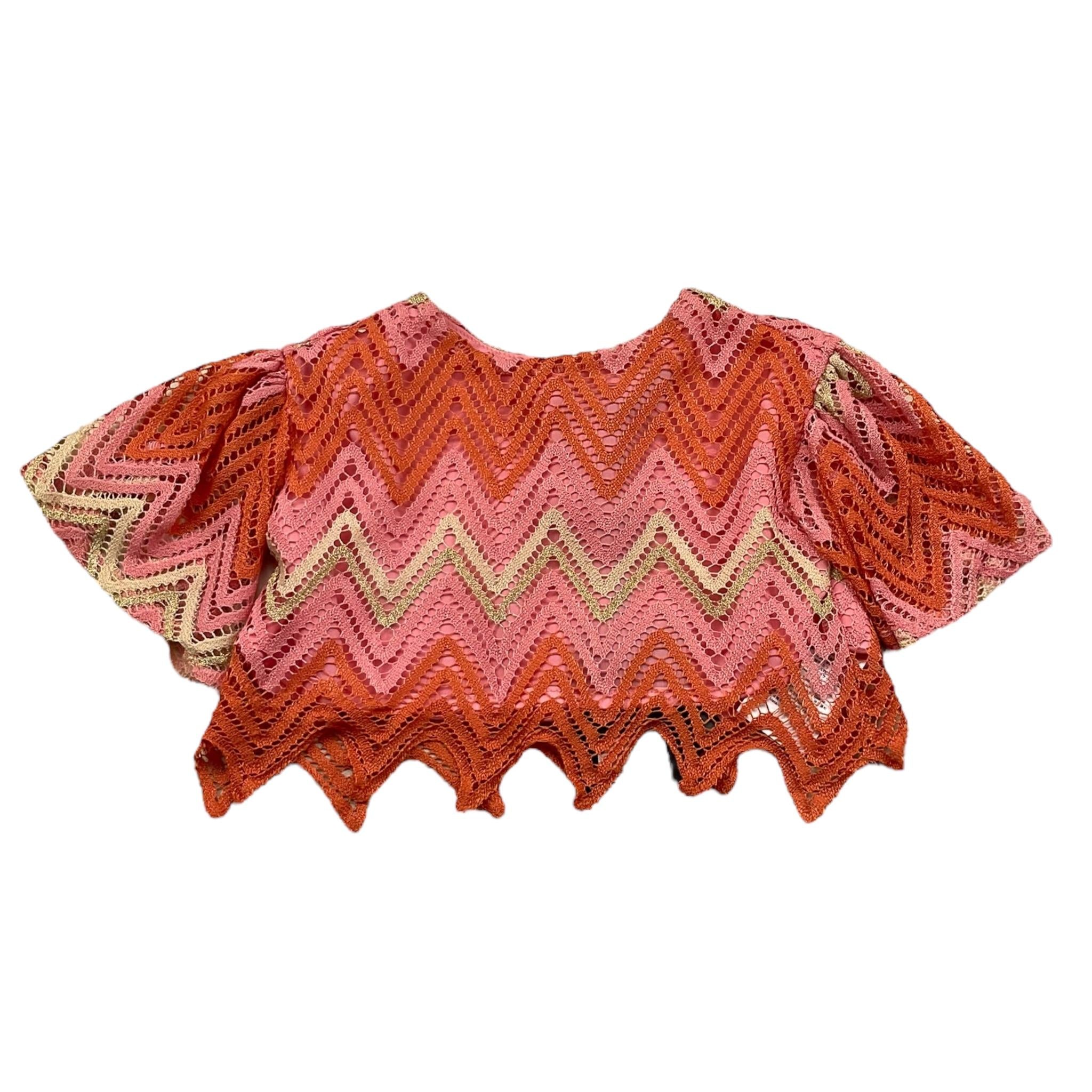 Fun & Fun Top Mezza Manica In Pizzo per Neonata FBTS01321 MULTICOLOR FUN & FUN 