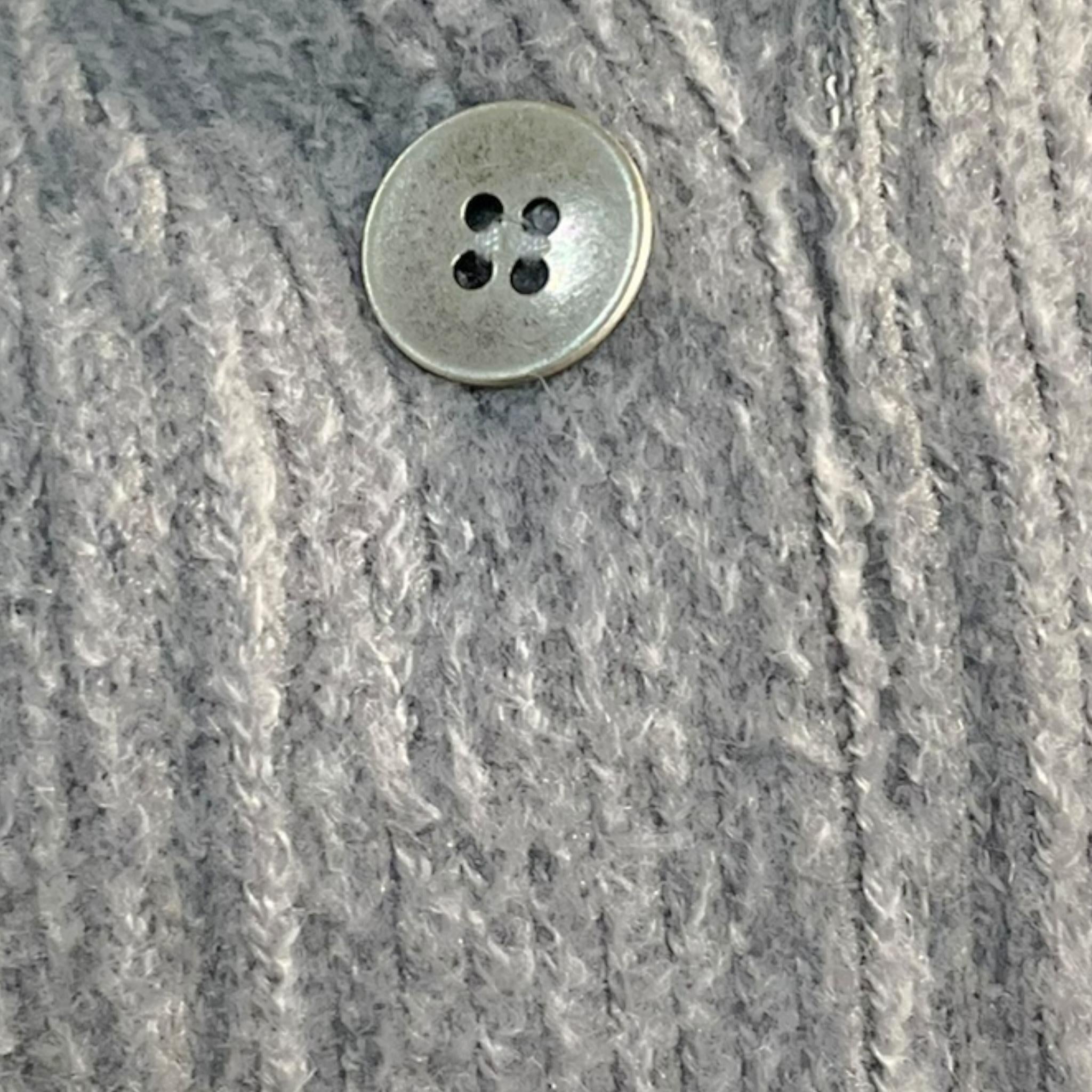 CAFFE' D'ORZO cardigan tinta unita con bottoni Grigio per Bambina ZV9A70 GRIGIO CAFFE' D'ORZO 