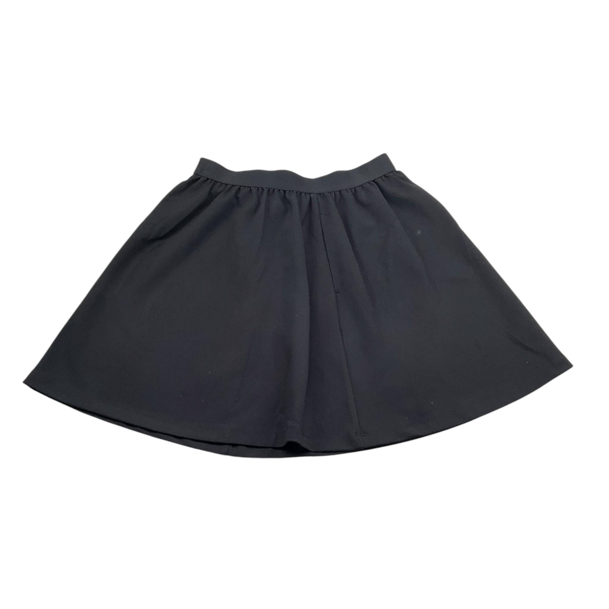 Calvin Klein Gonna Tinta Unita con Elastico Logato per Bambina IG0IG02895 NERO CALVIN KLEIN 
