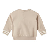 EMPORIO ARMANI felpa girocollo tinta unita con stampa Beige per Neonato 6DHMJ7 BEIGE EMPORIO ARMANI 