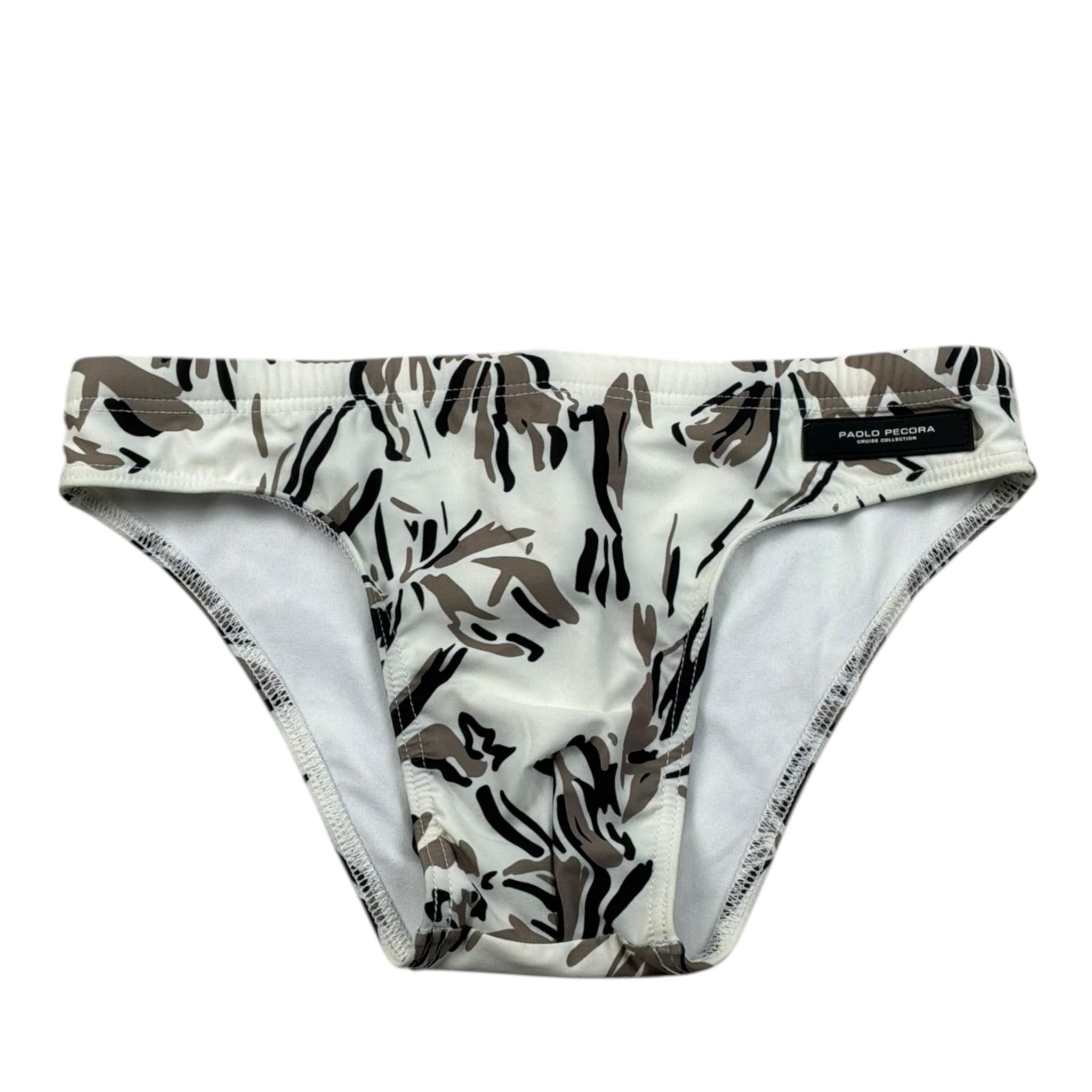 Paolo Pecora Costume Mutanda Tinta Unita per Bambino PP2003XX PANNA PAOLO PECORA 